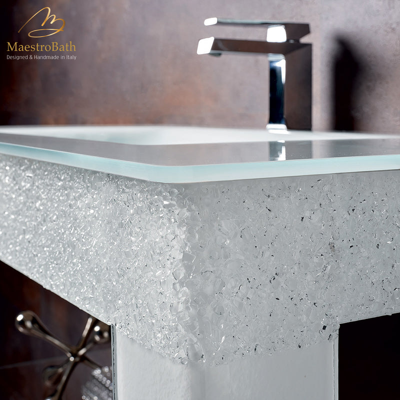 Crystal Bathroom Console