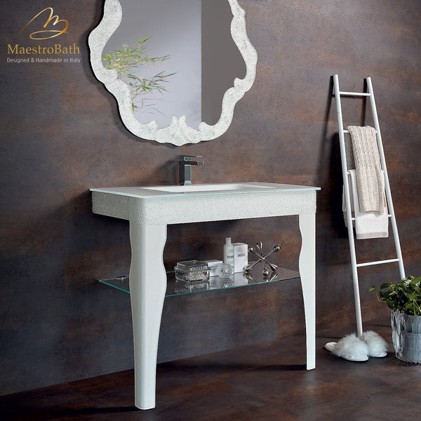 Crystal Bathroom Console