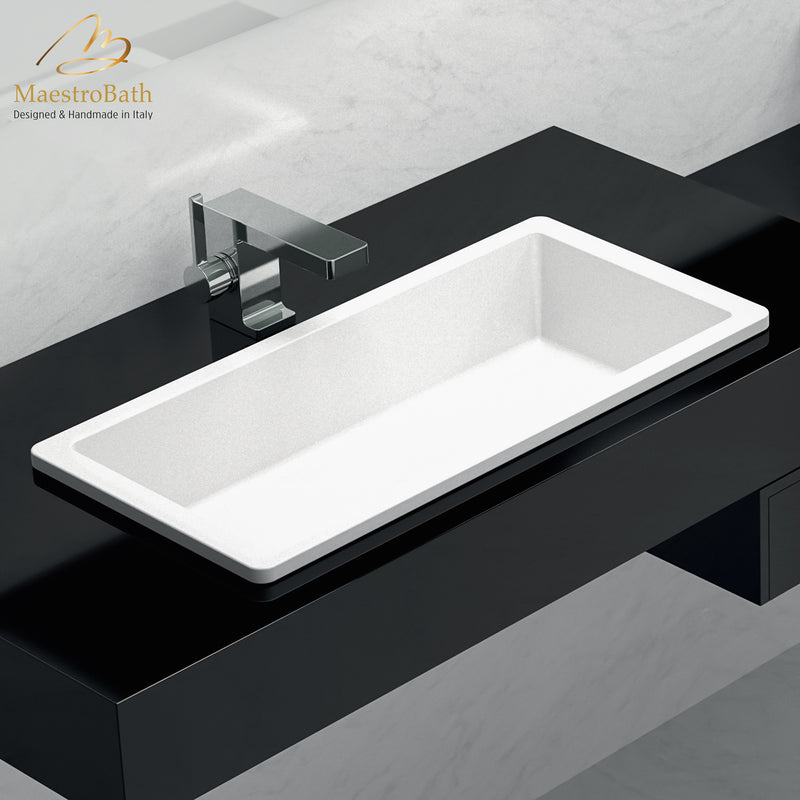 Vetrofreddo Rx Modern Bathroom Sink